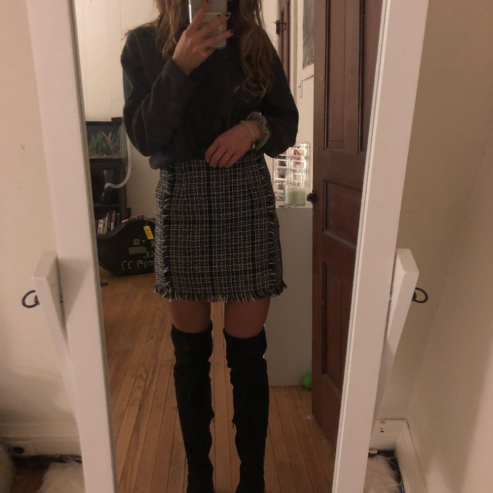 Shein Tweed Skirt - Picture 4 of 4